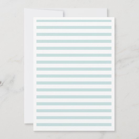 ジャンヌの赤ちゃんシャワーの招待状 招待状 (裏面)