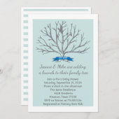 ジャンヌの赤ちゃんシャワーの招待状 招待状 (正面/裏面)