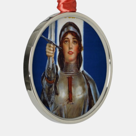 ジャンヌダルクの第1次世界大戦の買物戦争のセービングのスタンプ メタルオーナメント (右)