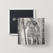 ジャンヌダルクの装甲を描写するプラク 缶バッジ (正面&裏面)