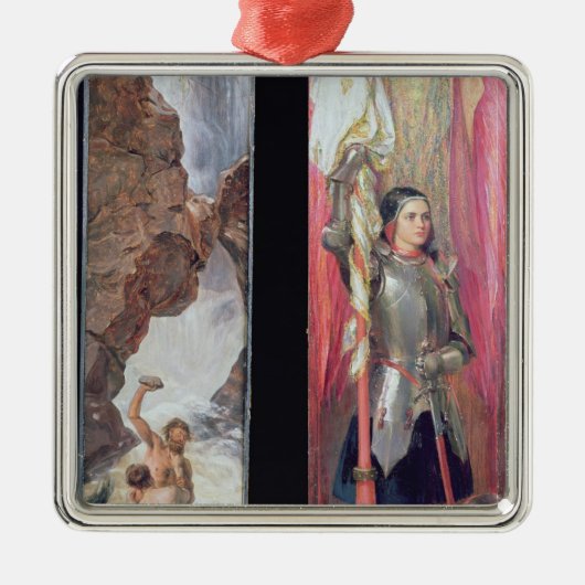 ジャンヌダルクの1890年代 メタルオーナメント (正面)