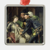 ジャンヌダルクは刑務所1866年で侮辱しました メタルオーナメント (正面)