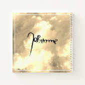 ジャンヌダルクサンジョアン天国信仰署名 ノートブック (裏面)