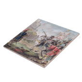 ジャンヌダルク(1412-31年)は去るために英語を発注します タイル (側面)