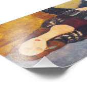 ジャンヌヘブテルネポートレートバイアメデオモディリアーニ フォトプリント            (角)