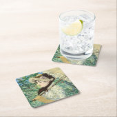ジャンヌ春エドアルドマネ スクエアペーパーコースター (インサイチュ)