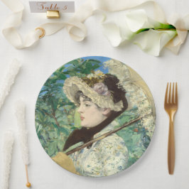 ジャンヌ春エドアルドマネ ペーパープレート