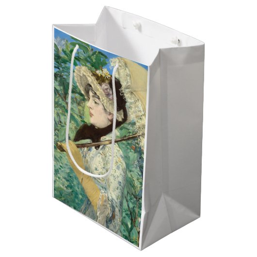 ジャンヌ春エドアルドマネ ミディアムペーパーバッグ (正面アングル)