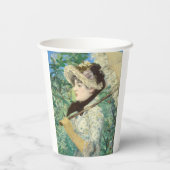 ジャンヌ春エドアルドマネ 紙コップ (裏面)