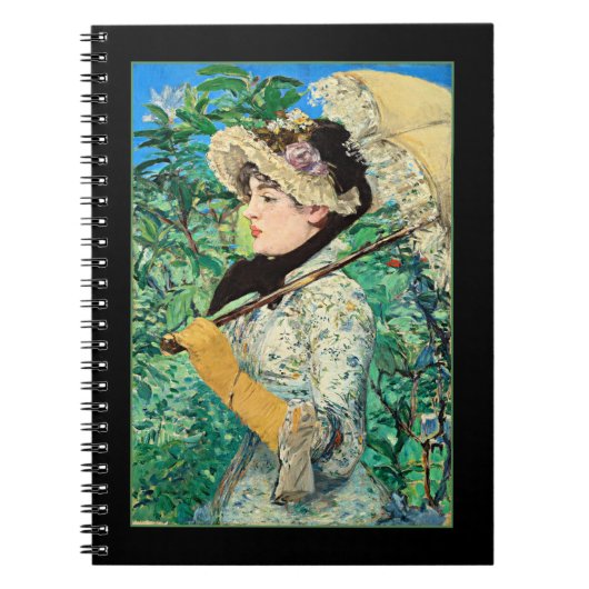 ジャンヌ春、有名なエドアール絵画ド・マネ ノートブック (正面)