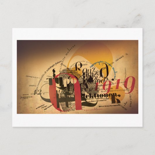 ジャンヌ語：1919年型 ポストカード (正面)