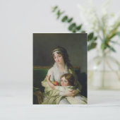 ジャンヌ・ジュスティーヌ・ボワール・フォンフレッドと彼女の ポストカード (スタンド正面)