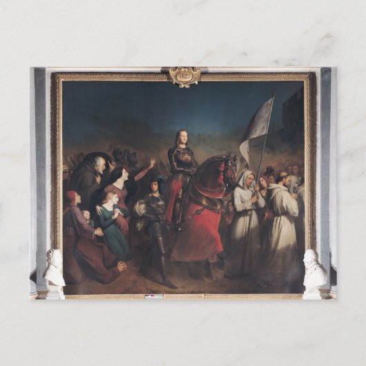 ジャンヌ・ダルクのオルレアンへの侵入 ポストカード (正面)