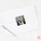 ジャンヌ・ダルクの騎馬像 スクエアシール (封筒)