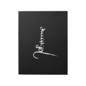 ジャンヌ・ダルク・サン・ジョアン・ハイリージュ・ヨハンナ署名 ノートパッド (回転)