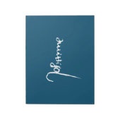 ジャンヌ・ダルク・サン・ジョアン・ハイリージュ・ヨハンナ署名 ノートパッド (回転)