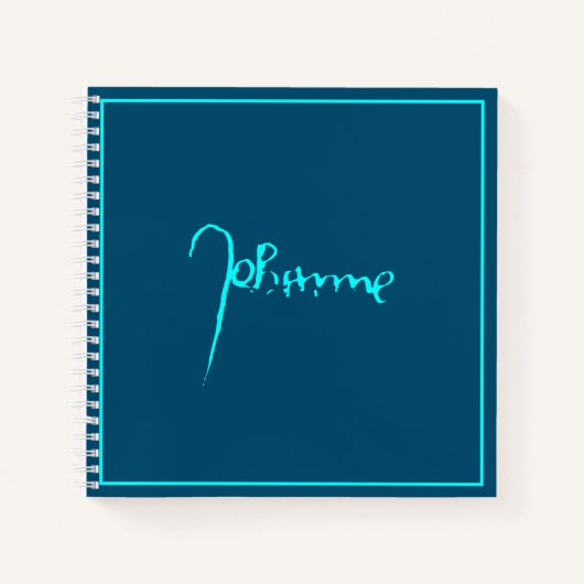 ジャンヌ・ダルク・サン・ジョアン・ヘイリージュ・ヨハナ署名 ノートブック (正面)