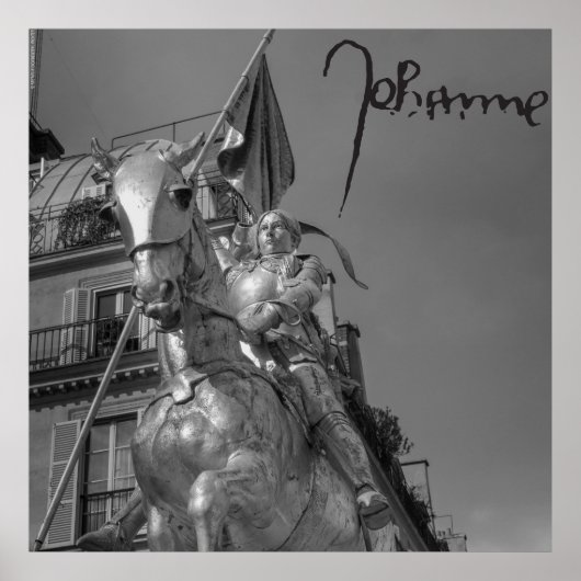 ジャンヌ・ダルク・ヨハンナ・フォン・オルレアンエマニュエル・フレミエ ポスター (正面)