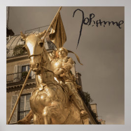 ジャンヌ・ダルク・ヨハンナ・フォン・オルレアンエマニュエル・フレミエ ポスター