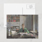 ジャンヌ・ランバン 、1933年頃 ポストカード (正面/裏面)