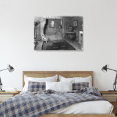 ジャンヌ・ランヴィンに属する寝室c.1920-25 キャンバスプリント (インサイチュ (寝室))