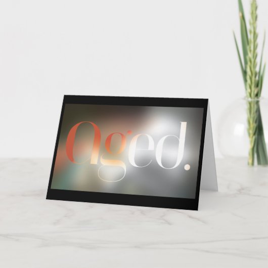 ジャンヌ：古い ノートカード (正面)