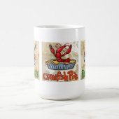 ジャンバラヤ、Crawfishパイ、ファイルオクラのマグ コーヒーマグカップ (中央)