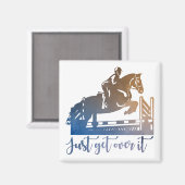 ジャンパーが乗り越える マグネット (正面/裏面)