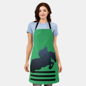 ジャンパーで障害物をクリアする エプロン (着用した状態)