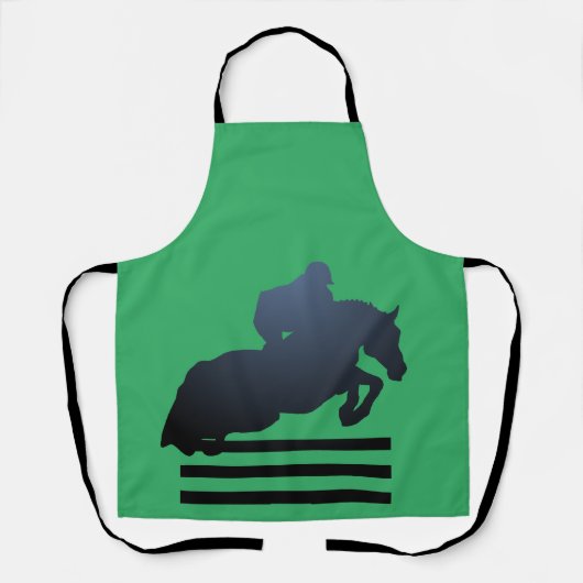 ジャンパーで障害物をクリアする エプロン (正面)