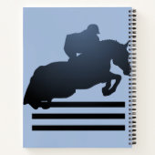 ジャンパーで障害物をクリアする ノートブック (裏面)