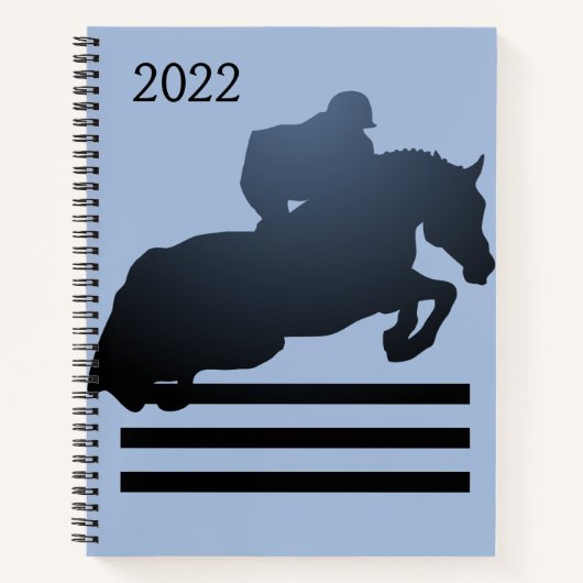 ジャンパーで障害物をクリアする ノートブック (正面)