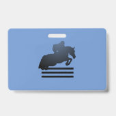 ジャンパーで障害物をクリアする。 バッジ (裏面)