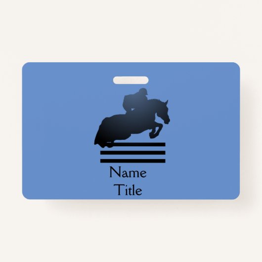 ジャンパーで障害物をクリアする。 バッジ (正面)