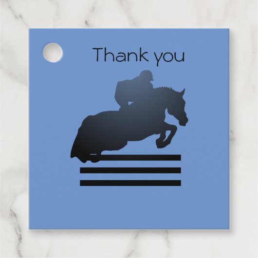 ジャンパーで障害物をクリアする。 フェイバータグ (正面)