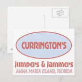 ジャンパーとジャマーのはがき ポストカード (正面/裏面)