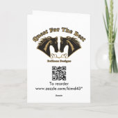 ジャンパーの乗馬のアスリートカード カード (裏面)