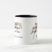 ジャンパーの馬とのシンプルの引用文 マグカップ (中央)