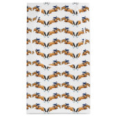 ジャンパーの馬の騎手のギフトバッグを示して下さい スモールペーパーバッグ (裏面)