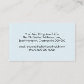 ジャンパークラブ会員を示して下さい 名刺 (裏面)