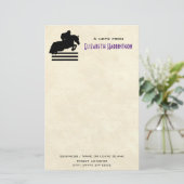 ジャンパーシルエットを馬好きに表示 便箋 (スタンド正面)