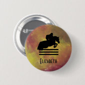 ジャンパーシルエットを馬好きに表示 缶バッジ (正面&裏面)