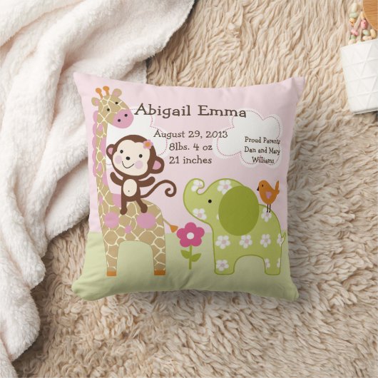 ジャンパーソナライズされたグルの女の子枕の形見 クッション (ブランケット)