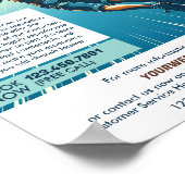 ジャンパーデザイン – バンジージャンプ広告コース ポスター (角)