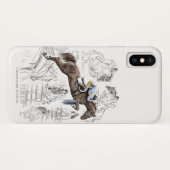 ジャンパーホースフェンスモンタージュ Case-Mate iPhoneケース (裏面(横))
