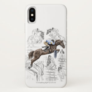 ジャンパーホースフェンスモンタージュ iPhone X ケース