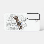 ジャンパーホースフェンスモンタージュ SAMSUNG GALAXYケース (裏面横)