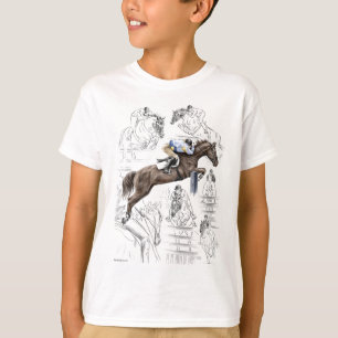 ジャンパーホースフェンスモンタージュ Tシャツ