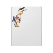 ジャンパー絵を描ホースノートパッドを表示 ノートパッド (回転)