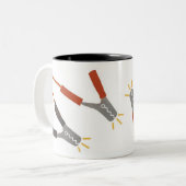 ジャンパー線のマグ ツートーンマグカップ (正面左)